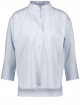 GERRY WEBER Blouse with 3/4-length sleeves and a stand-out pleat