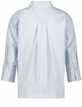 GERRY WEBER Blouse with 3/4-length sleeves and a stand-out pleat