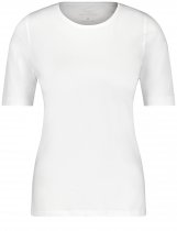 GERRY WEBER Sustainable T-shirt with a satin neckline