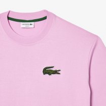 LACOSTE UNISEX LOOSE FIT LARGE CROC ORGANIC HEAVY COTTON T-SHIRT