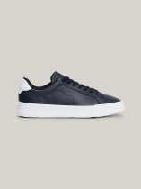 Tommy Hilfiger Pebble Grain Leather Court Trainers