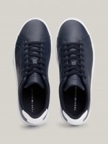 Tommy Hilfiger Pebble Grain Leather Court Trainers