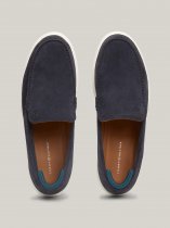 Tommy Hilfiger Suede Debossed Logo Loafer Trainers