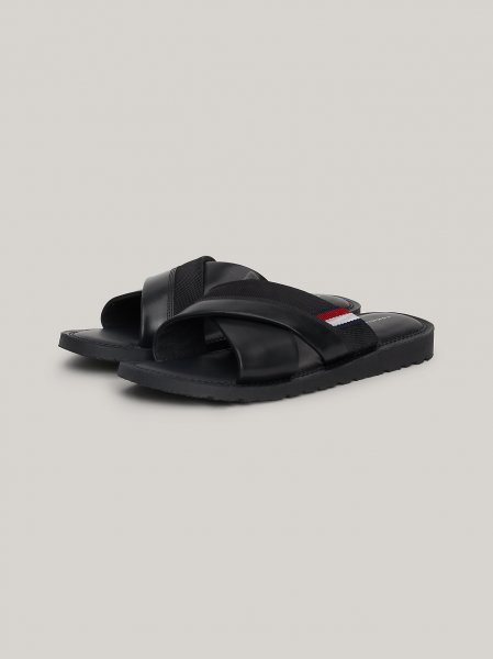 Tommy Hilfiger Leather Crossover Strap Sandals, DW5