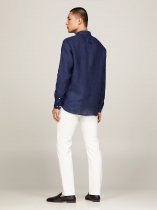 Tommy Hilfiger Pigment Dyed Linen Regular Fit Shirt