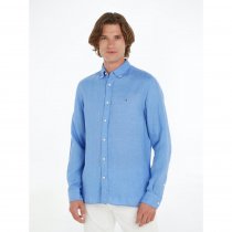 Tommy Hilfiger Pigment Dyed Linen Solid Shirt, TJS