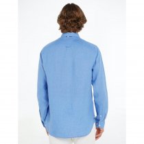 Tommy Hilfiger Pigment Dyed Linen Solid Shirt, TJS